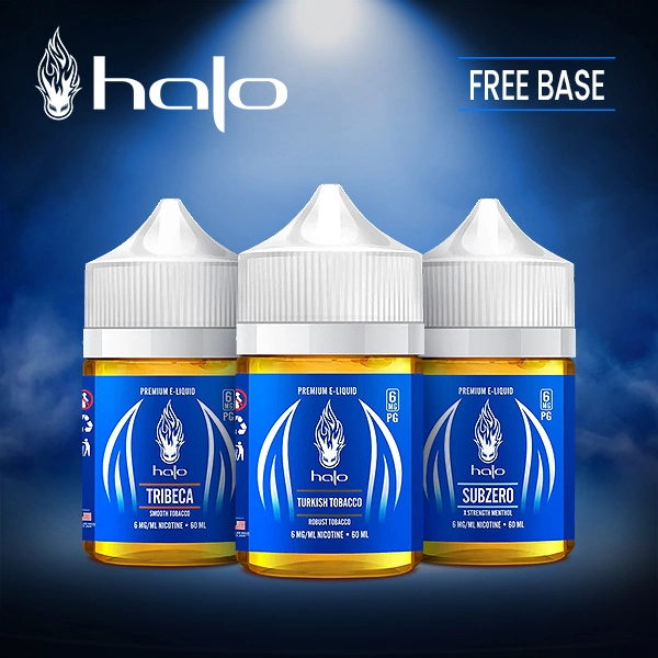 Halo Free-Base E-Liquids